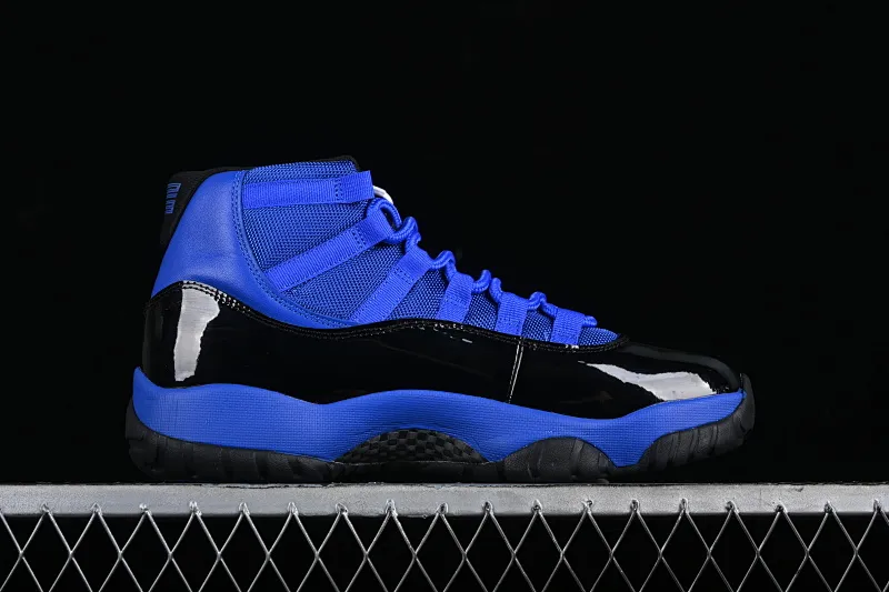 All categories Air Jordan Jordan series basketball shoes Air Jordan 11 Air Jordan 11 Retro AJ11 Joe 11 black and blue high-top basketball shoes CT8012-400